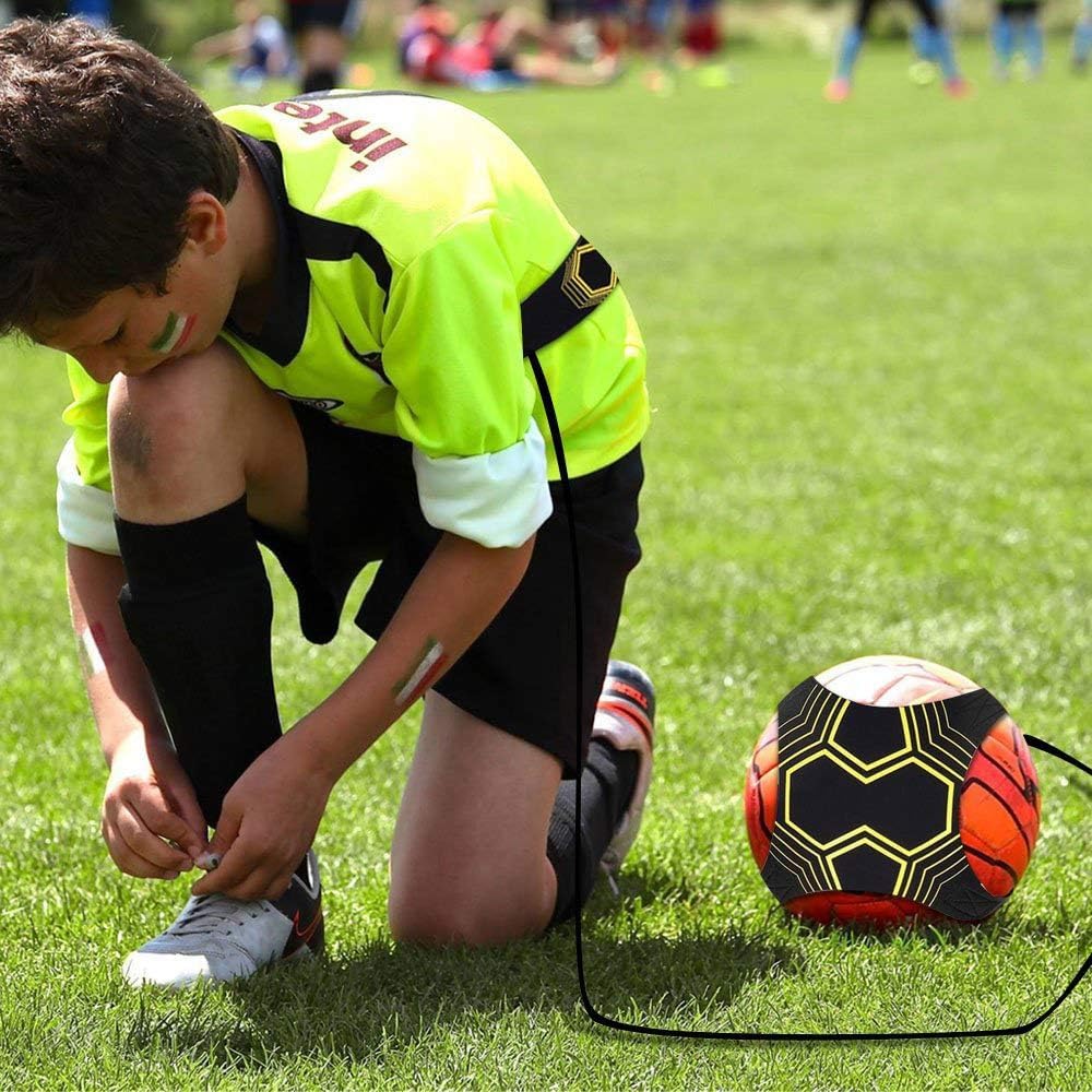 Thumbnail 5 de ONEVER 52B07RXPFKP1 voetbal-kicktrainer met verstelbare riem en elastisch koord tot 5 m