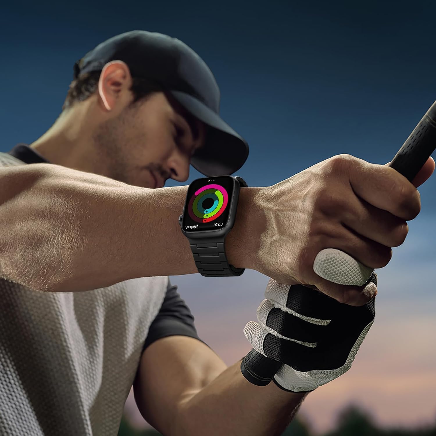 Thumbnail 6 de SNBLK Magnetic Silicone Apple Watch Band