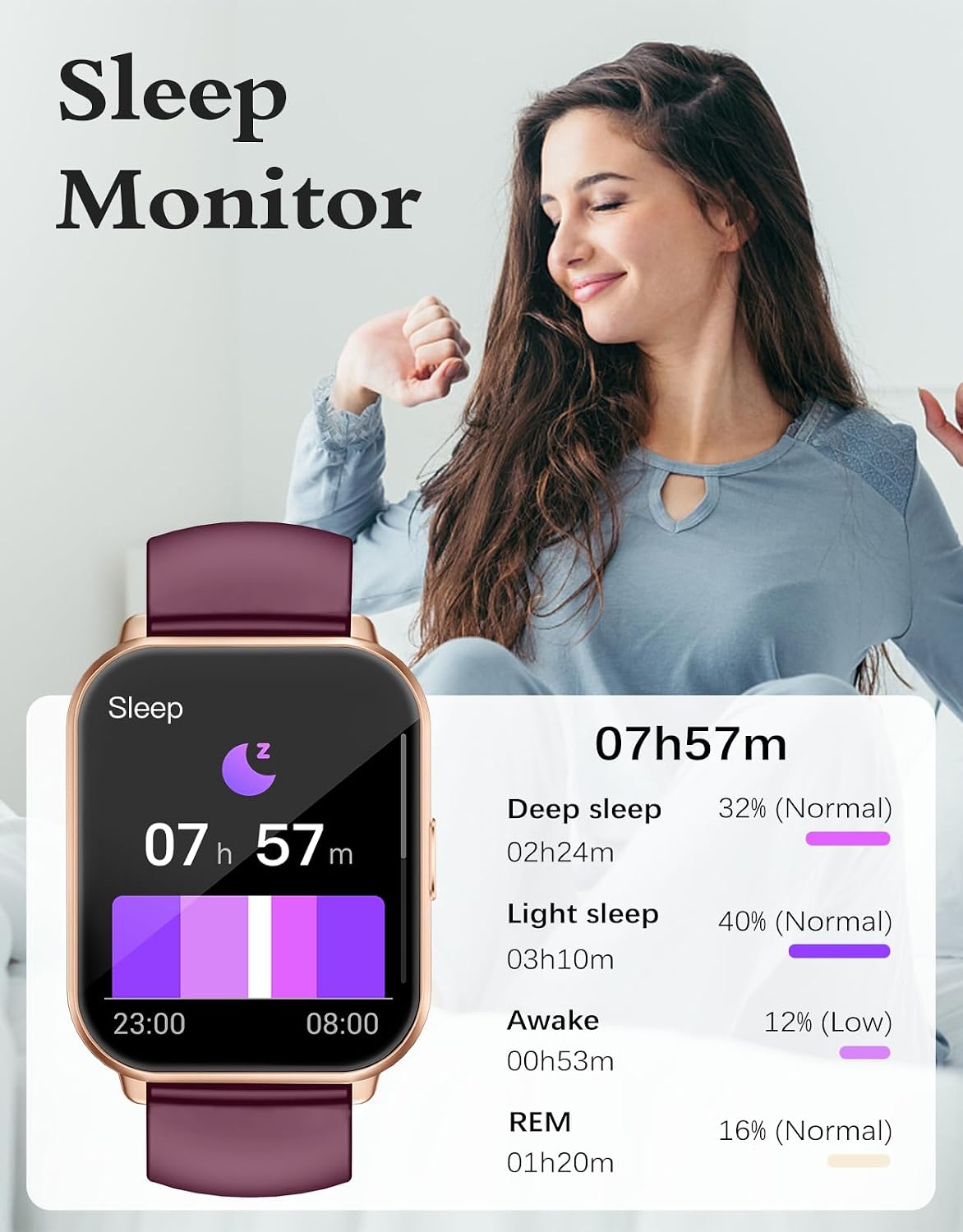 Thumbnail 4 de RUIMEN Smart Watch with SpO2 monitor