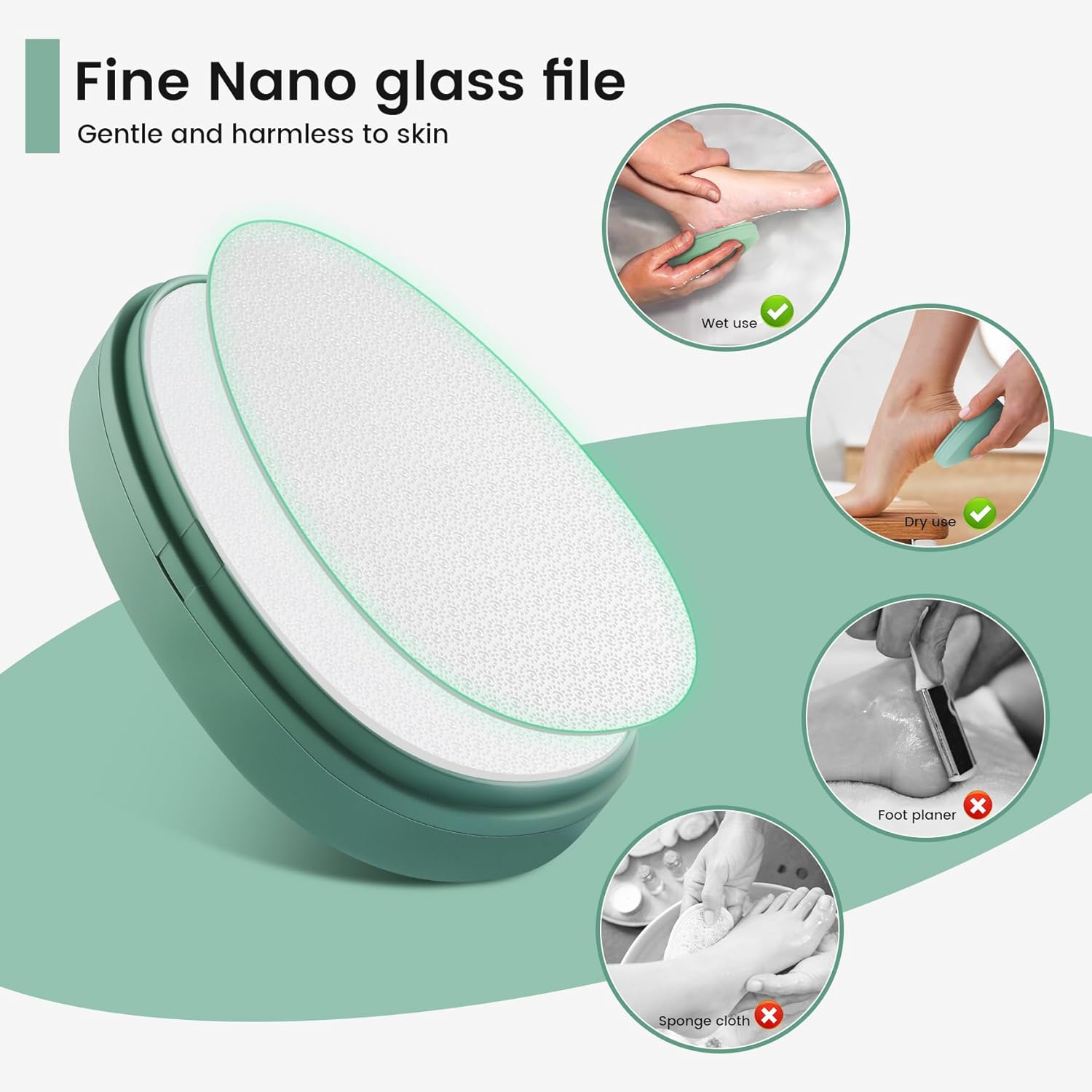 Thumbnail 3 de BEZOX Lime à pieds 2 en 1 nano-verre