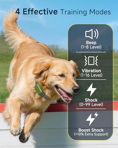 Detalle 2 de HapTop Dog Shock Collar - 4500FT Remote Training System for 10-120lb Dogs