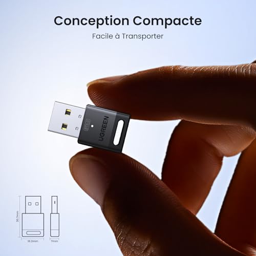 Thumbnail 6 de UGREEN Dongle Bluetooth 6.0 – Clé USB Bluetooth pour PC BLE/EDR