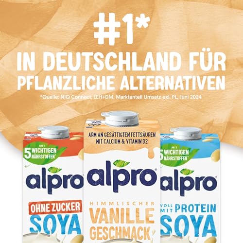 Thumbnail 7 de Alpro Sojadrink Vanille – veganer Vanille-Genuss in 8 x 1 L