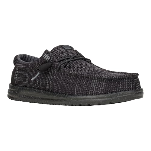 Thumbnail 11 de HEYDUDE Wally Stretch Sox - Mocassino Slip-On Uomo, Black/Black, 44