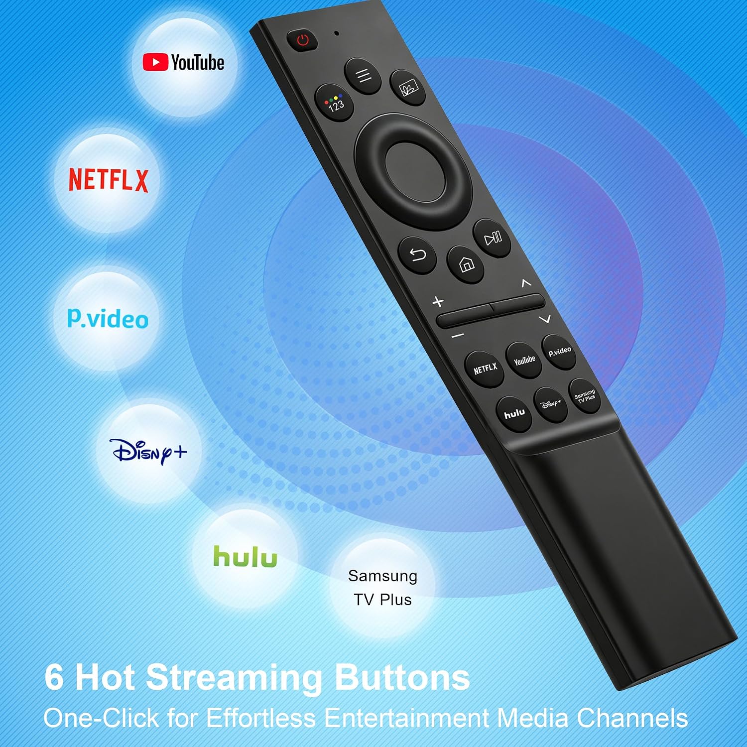 Detalle de ZYK BN59-01363X Samsung TV Remote Replacement with 6 Shortcut Buttons