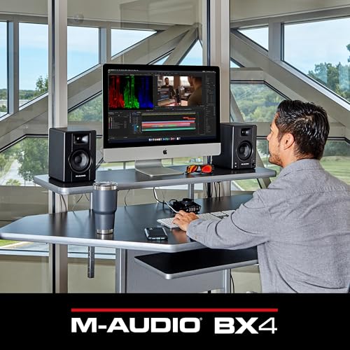Thumbnail 13 de M-AUDIO BX4: Monitor da Studio cablati in coppia da 4,5" per scrivania