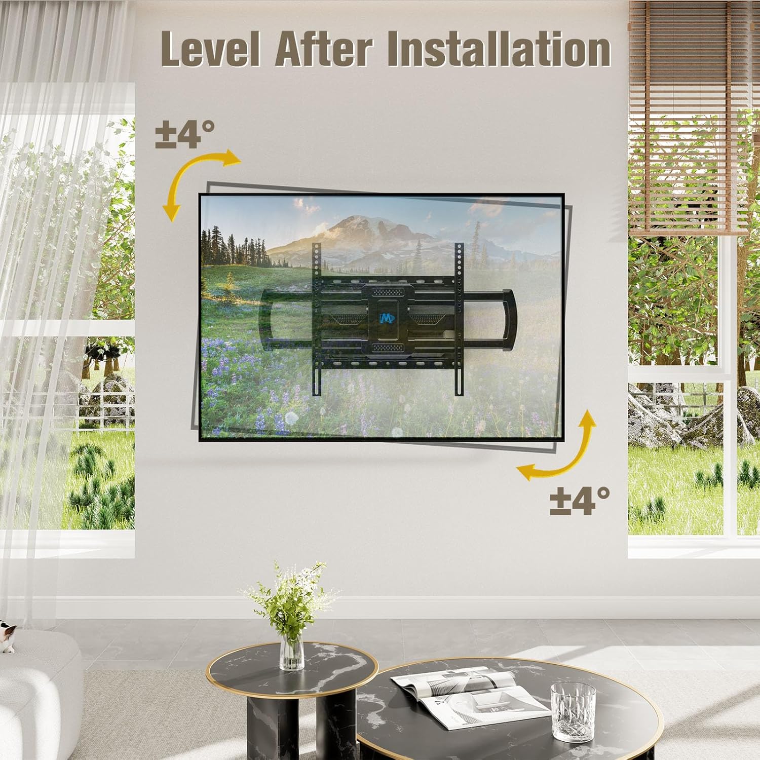 Detalle 2 de Mounting Dream MD2296 Full Motion TV Mount 100 lbs