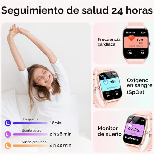 Detalle 2 de CASCHO reloj inteligente de 1,85 pulgadas