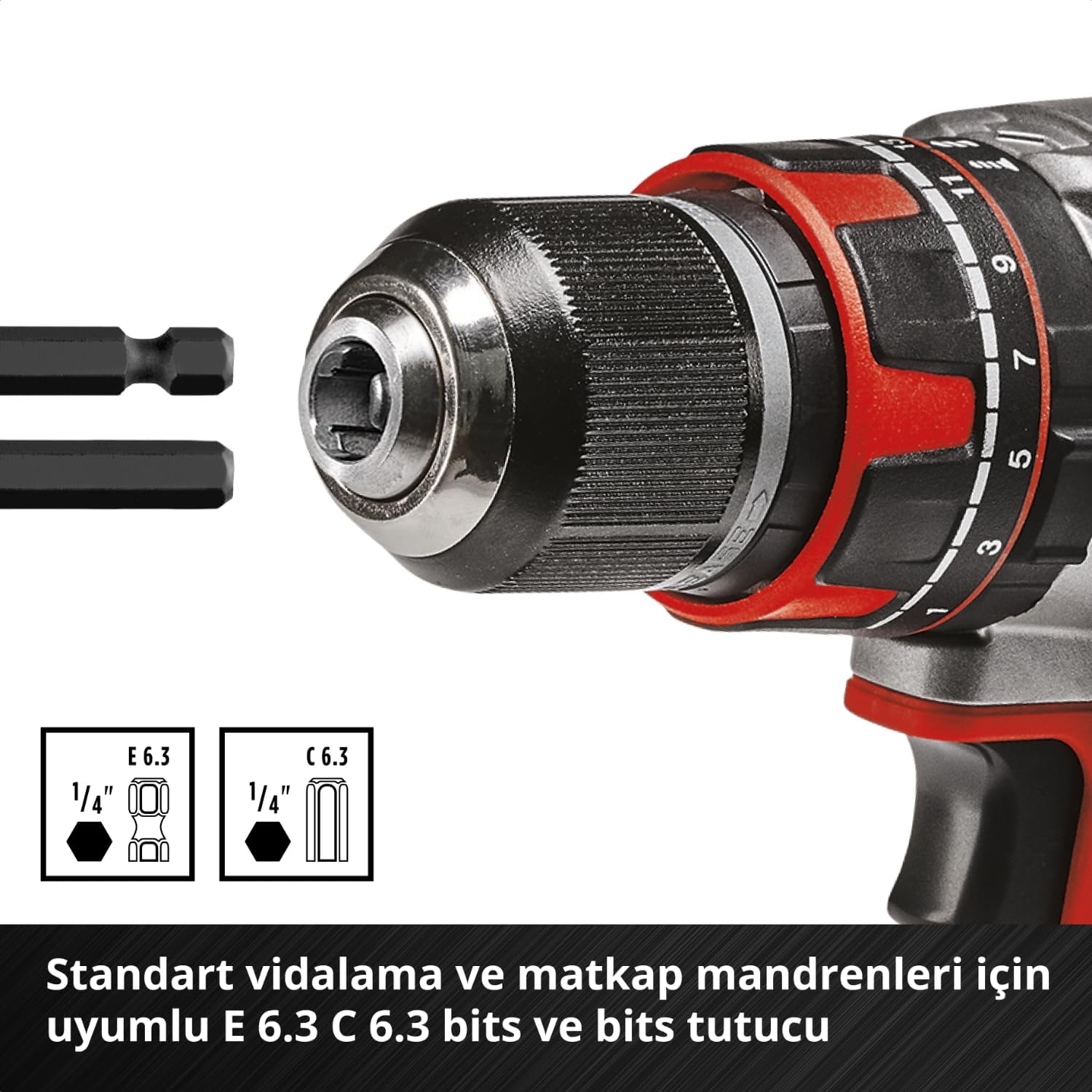 Detalle 1 de Einhell XS-Case 118693 32-Piece Screwdriver Bit Set, S2 Steel
