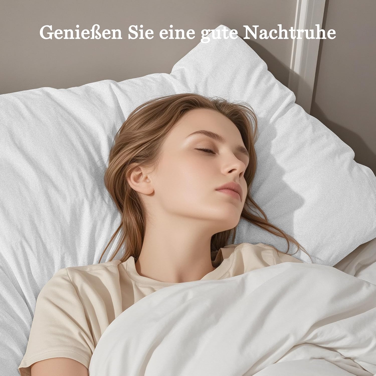 Thumbnail 1 de ATsense 2er Set Kissenbezug 80x80 cm – 100% gewaschene Baumwolle, OEKO-TEX zertifiziert