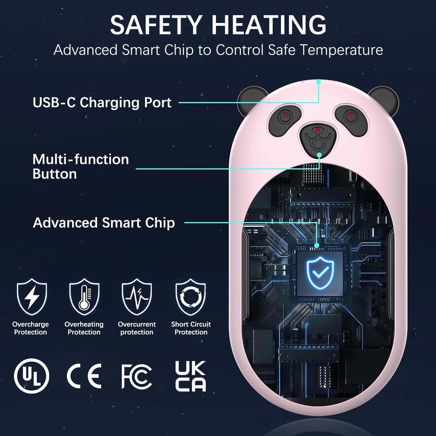 Detalle de Enituo Hand Warmer Rechargeable 6000mAh