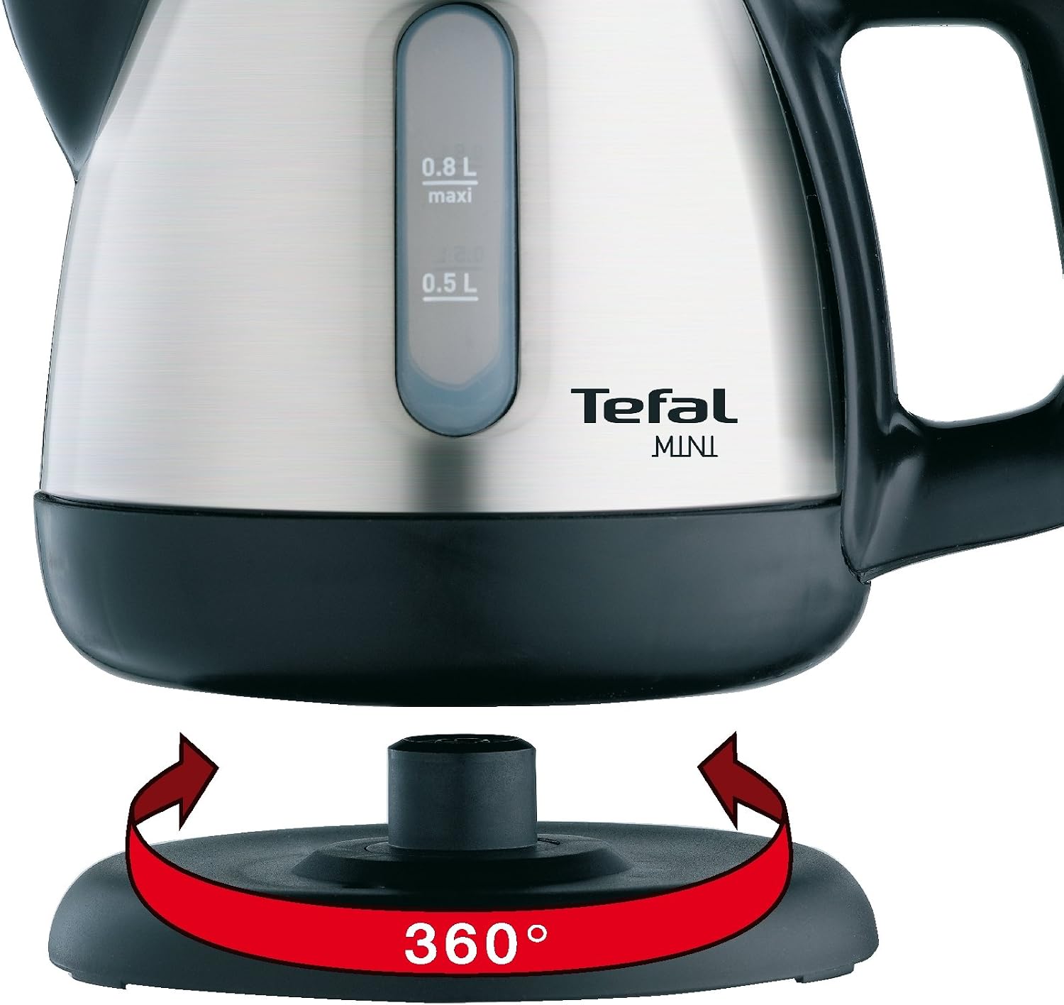 Detalle 2 de Tefal BI8125 0.8 L Stainless Steel Electric Kettle with 360° Base