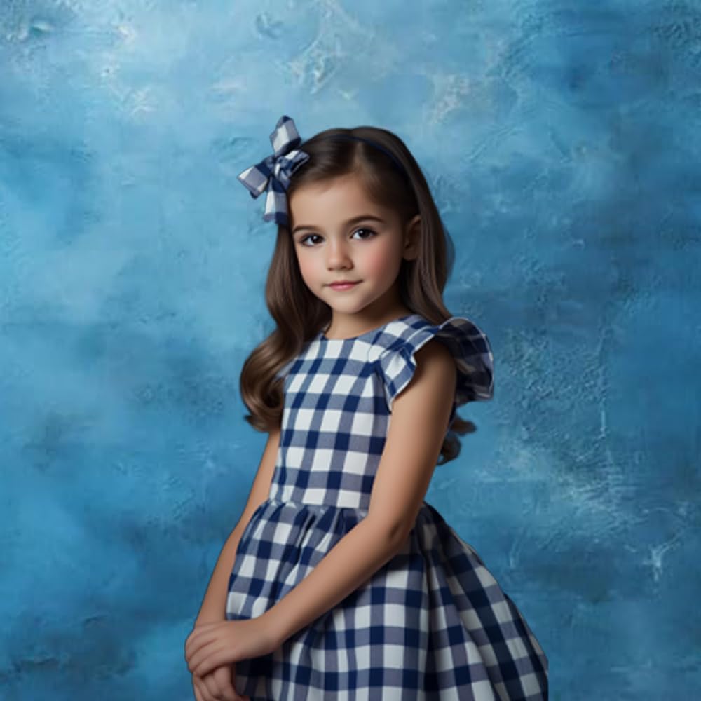Thumbnail 2 de Kate Photography Backdrop 1.5x2.2m Dark Blue Abstract Texture Backdrop for Portrait, Baby & Wedding Photography