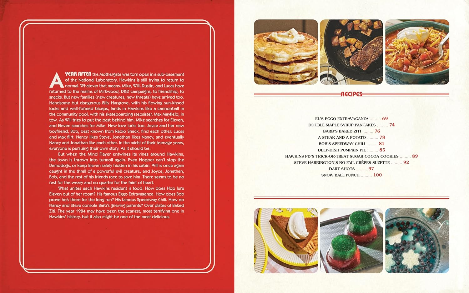 Detalle de The Official Stranger Things Cookbook: Recipes from Hawkins and Beyond