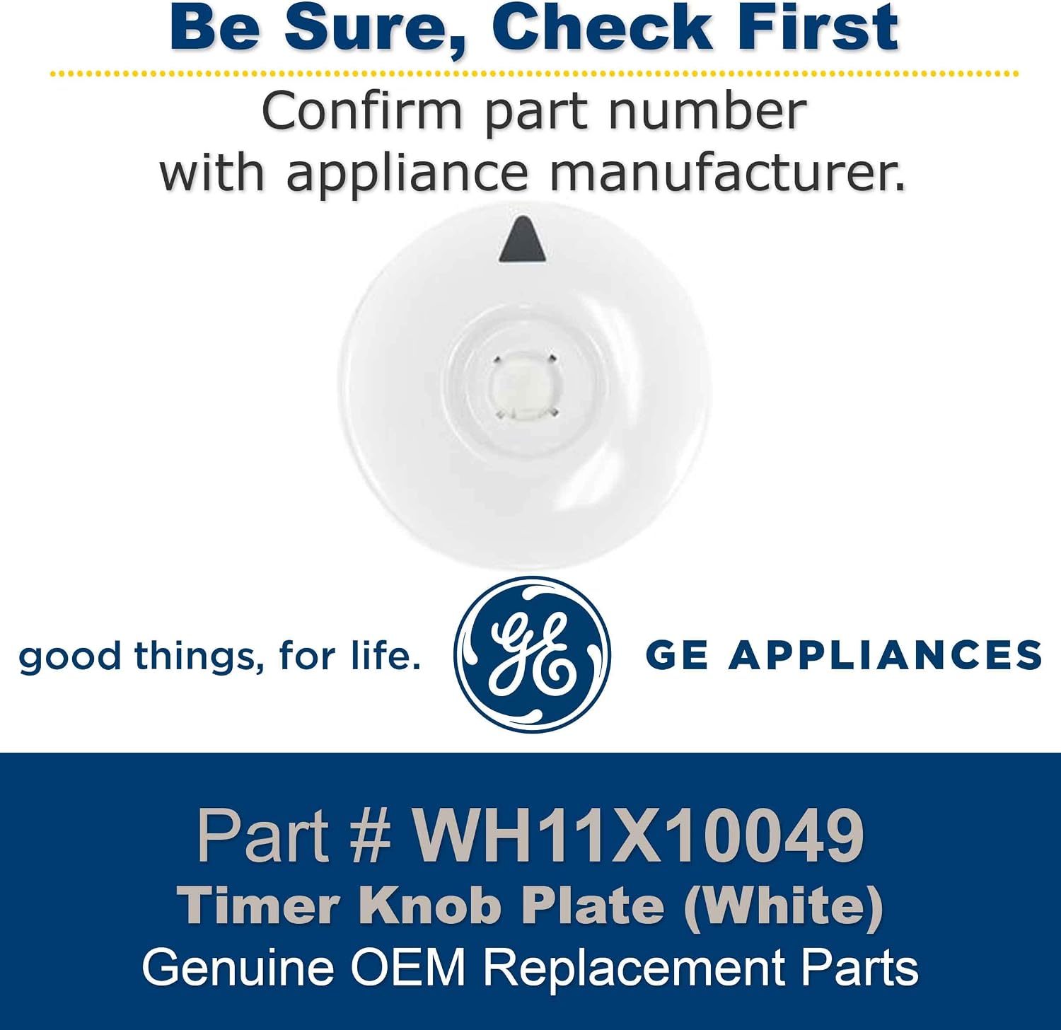 Detalle 2 de GE Dial Assembly WH11X10049