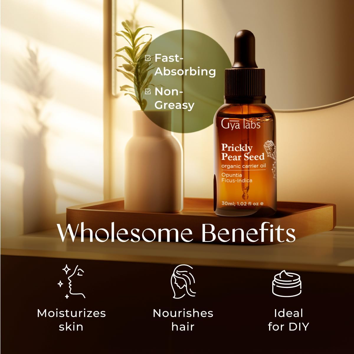 Detalle 2 de Gya Labs Prickly Pear Seed Oil 30ml
