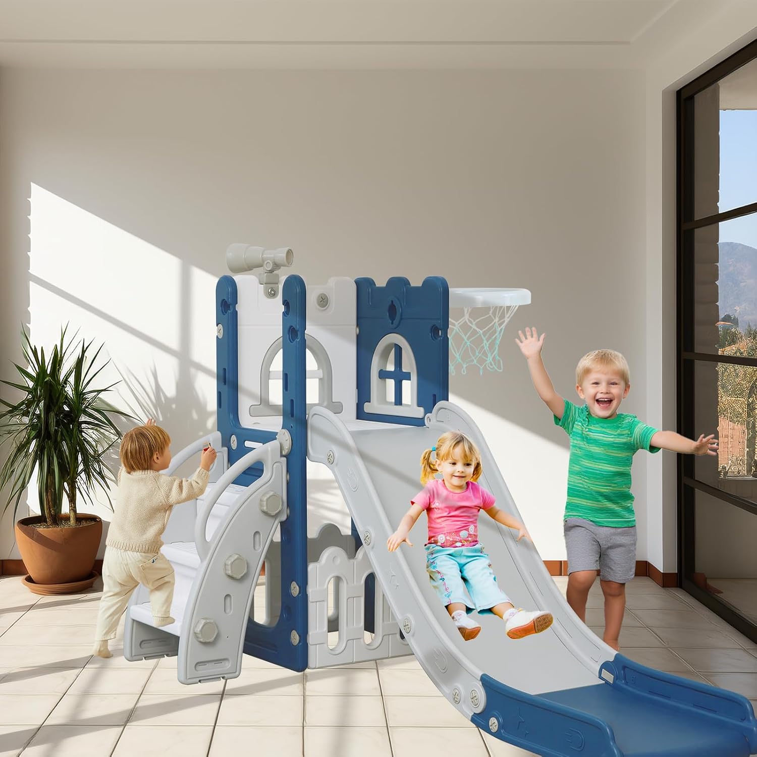 Detalle 2 de LulliSpace 6-in-1 Toddler Slide