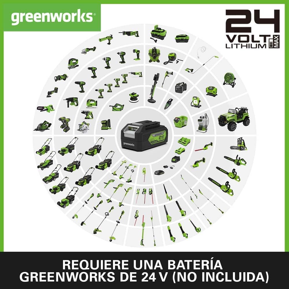 Thumbnail 4 de Greenworks G24PS20 Sierra Telescópica de 8" para Exterior 🌲