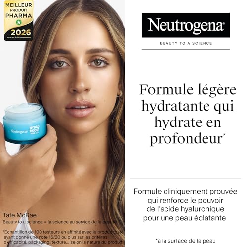 Detalle de Neutrogena Aqua-Gel Hydro Boost — Gel hydratant 24h, tous types de peaux, pot de 50 ml