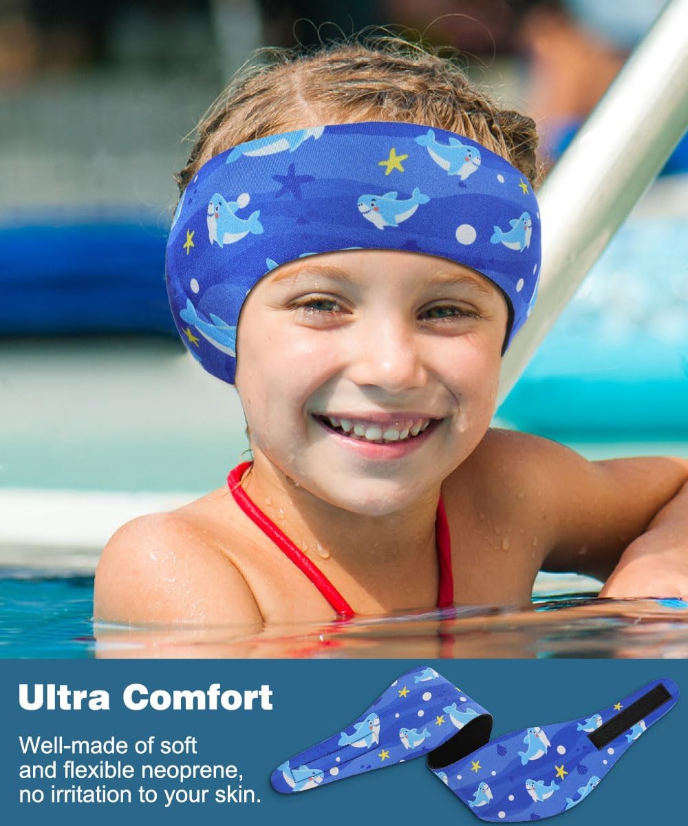 Thumbnail 4 de MoKo Swimming Ear Protection Band – Adjustable Neoprene Headband with Elastic Ear Covers