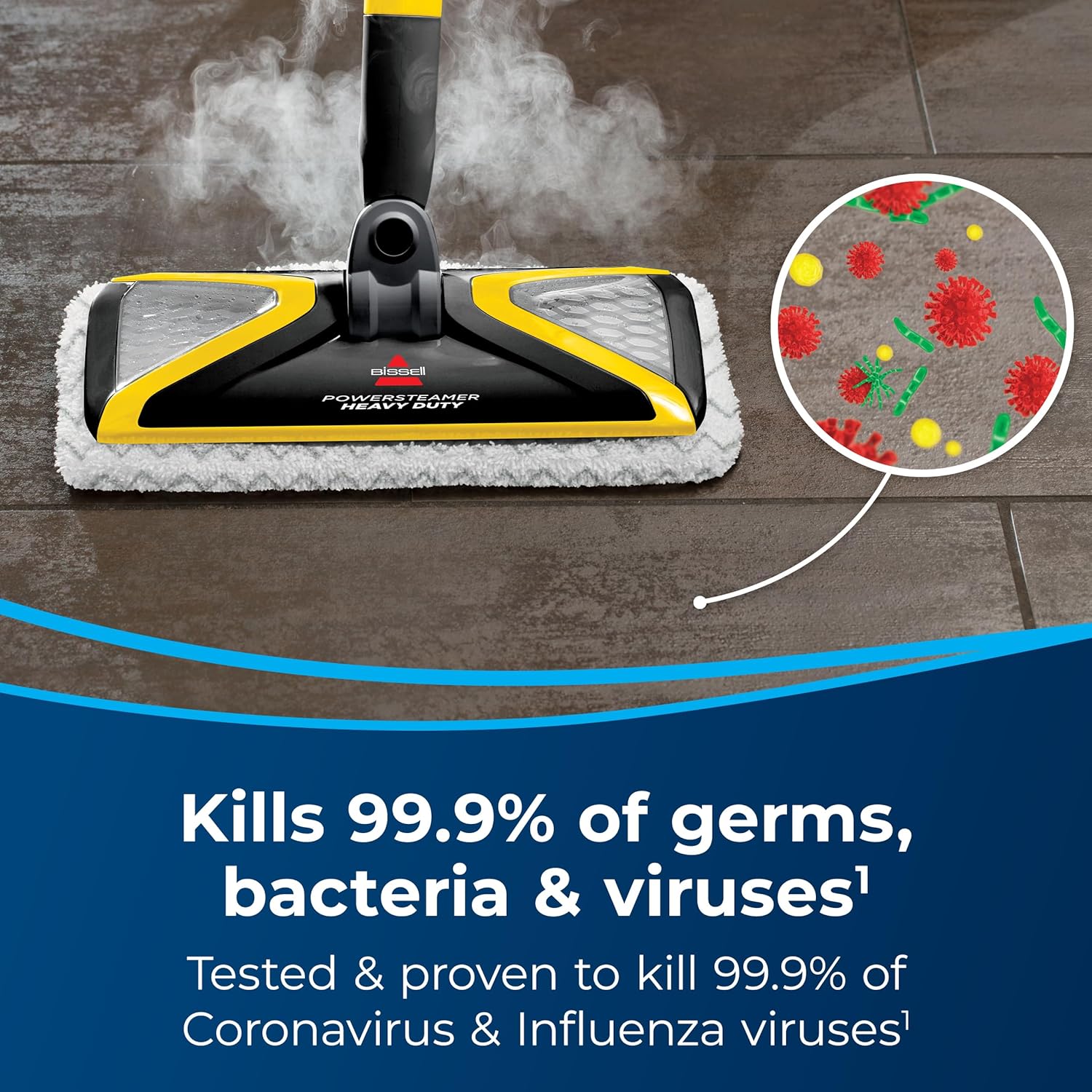Thumbnail 6 de BISSELL PowerSteamer Heavy Duty 3-in-1 Steam Mop (2865A) with SteamShot for Indoor & Outdoor Cleaning