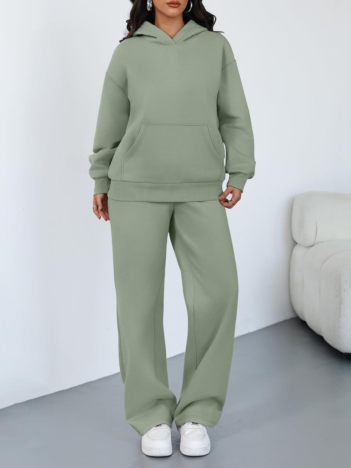 Detalle 2 de Trendy Queen 2 Piece Lounge Sweat Set 50% Cotton