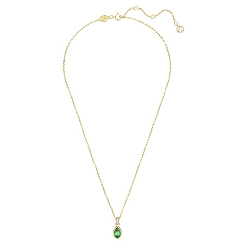 Detalle 2 de Swarovski Stilla pera verde 5 cm 💎
