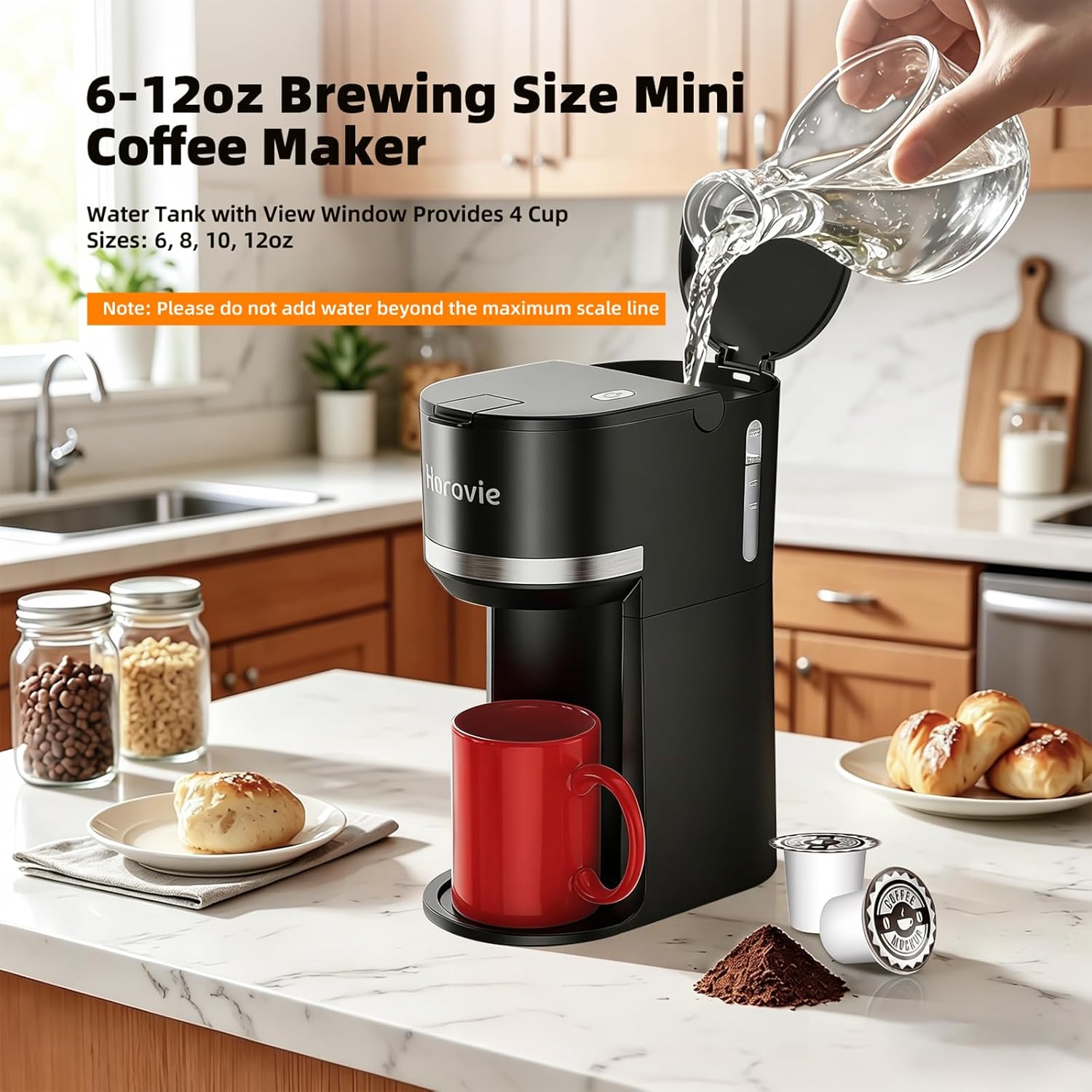Thumbnail 5 de Horavie Mini Coffee Maker 6–12 oz.