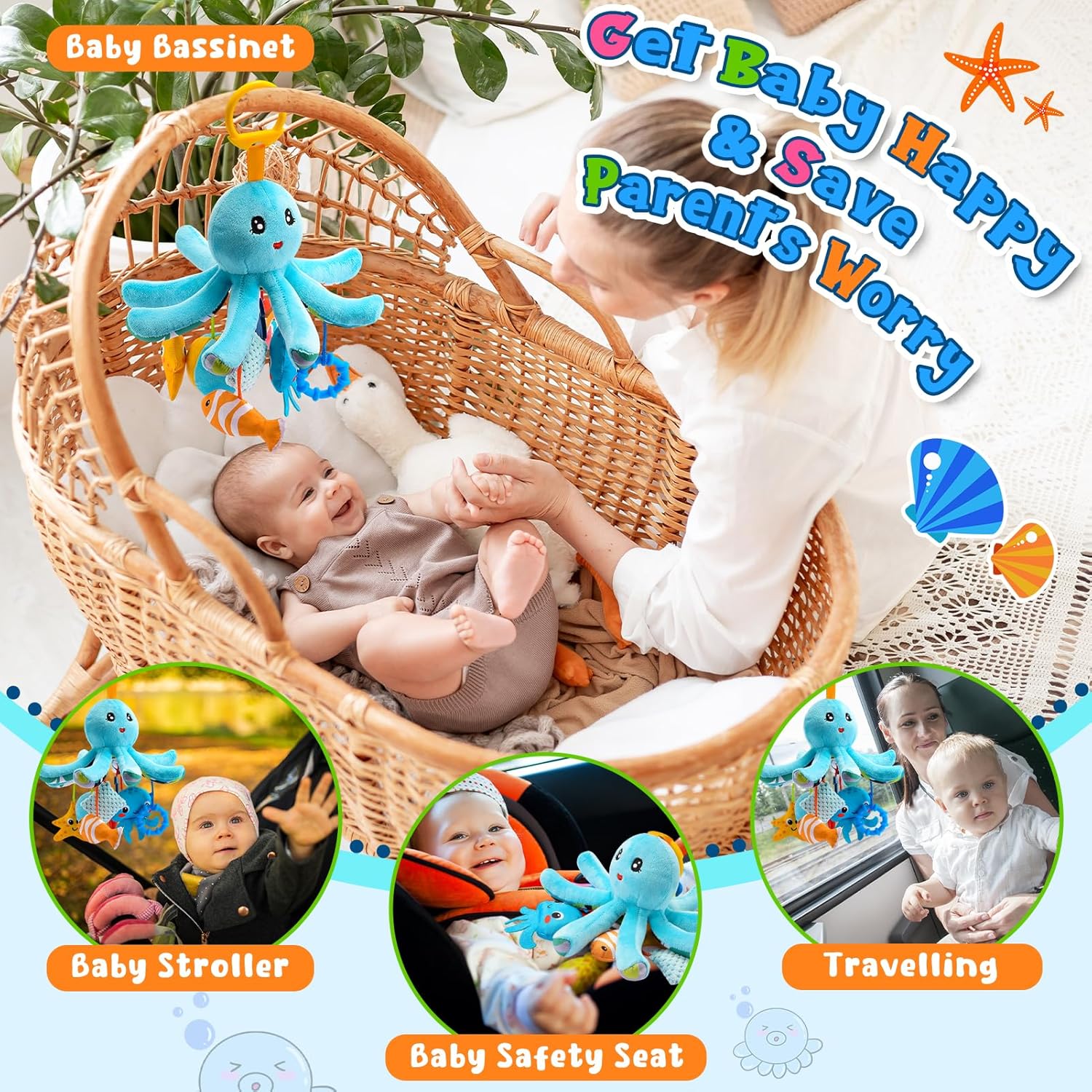 Thumbnail 4 de HappyKidsClub Giochi Neonato 0-18 Mesi