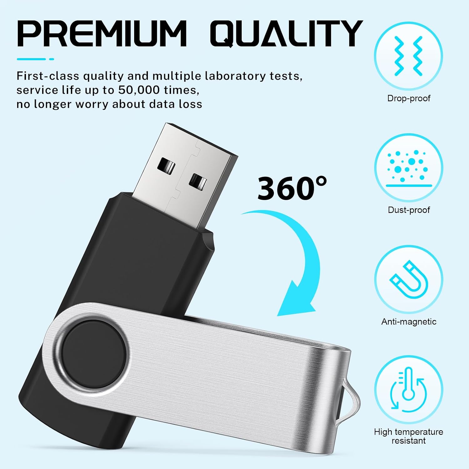 Thumbnail 3 de FEBNISCTE USB-Stick 8GB 10er Set