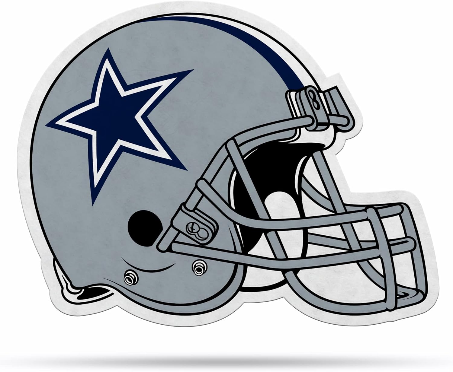 Thumbnail 6 de Soft Felt NFL Football Helmet Shape Cut Pennant (EZ to Hang) for Home and Living Room Décor