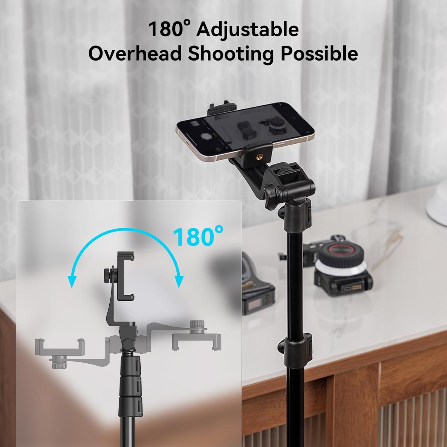 Thumbnail 6 de SMALLRIG PT-30 170 cm Stativ für Smartphone