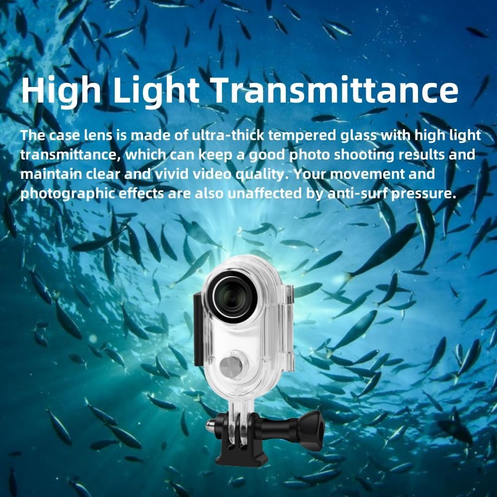 Detalle de LEWOTE Waterproof Case for Insta360 GO 3