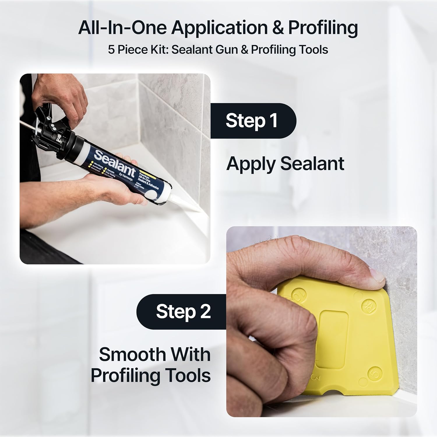 Detalle 2 de Hemway Sealant Gun 4‑Piece Kit