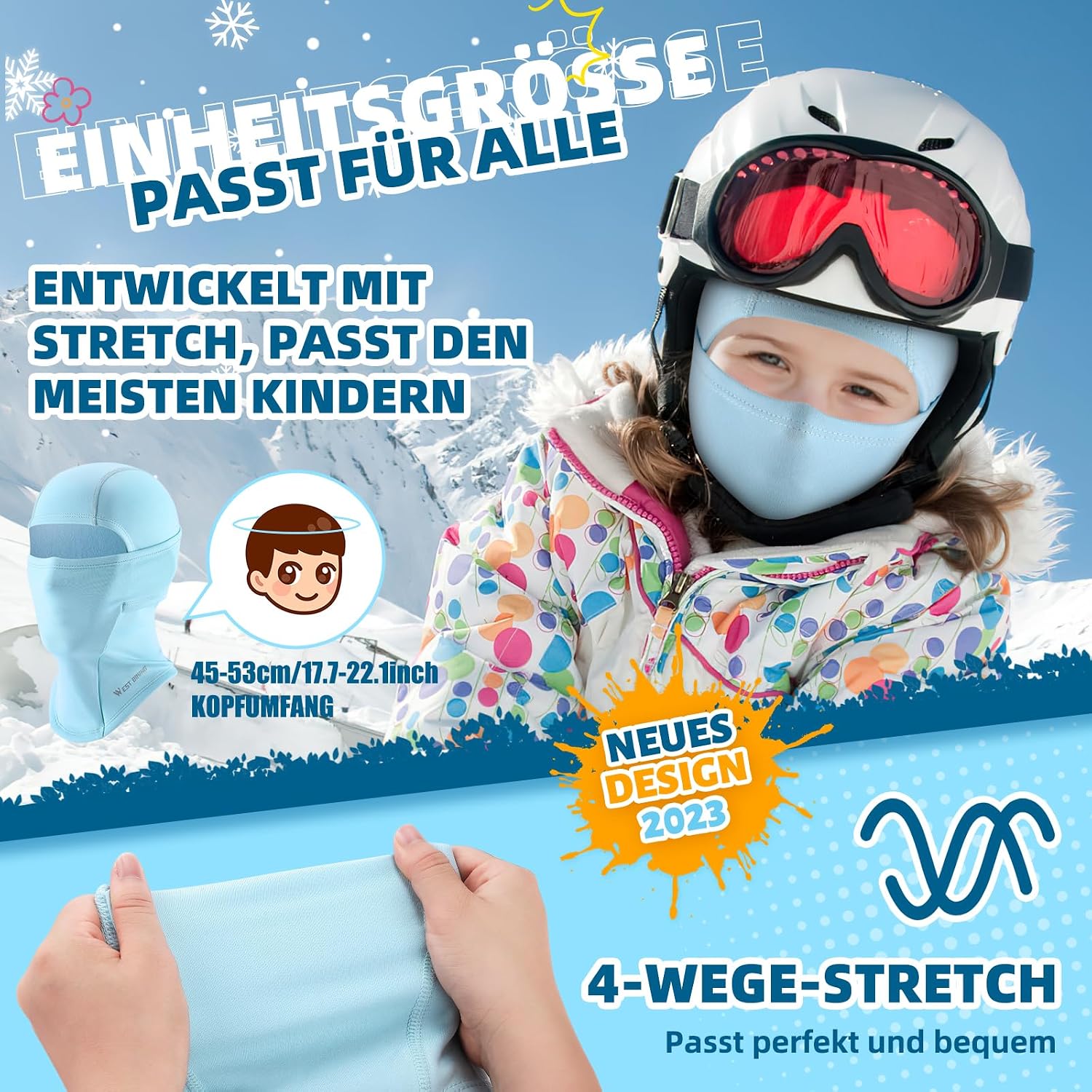 Thumbnail 5 de ICOCOPRO Kinder Sturmhaube Winter