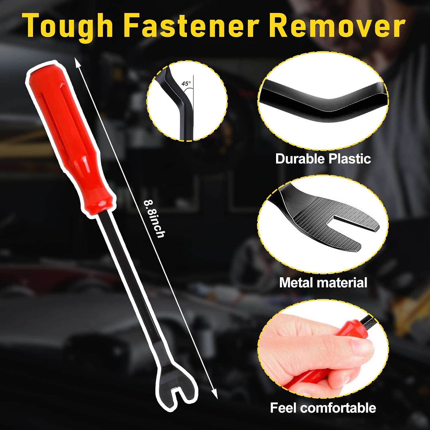 Thumbnail 6 de 240PCS Car Bumper Retainer Clips Kit - Auto Plastic Rivets & Push Fasteners Set