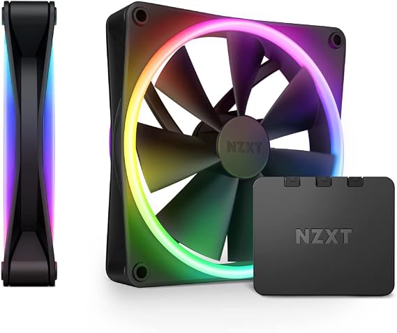 Detalle de NZXT F140 RGB Duo - Ventiladores RGB 140 mm 🌈
