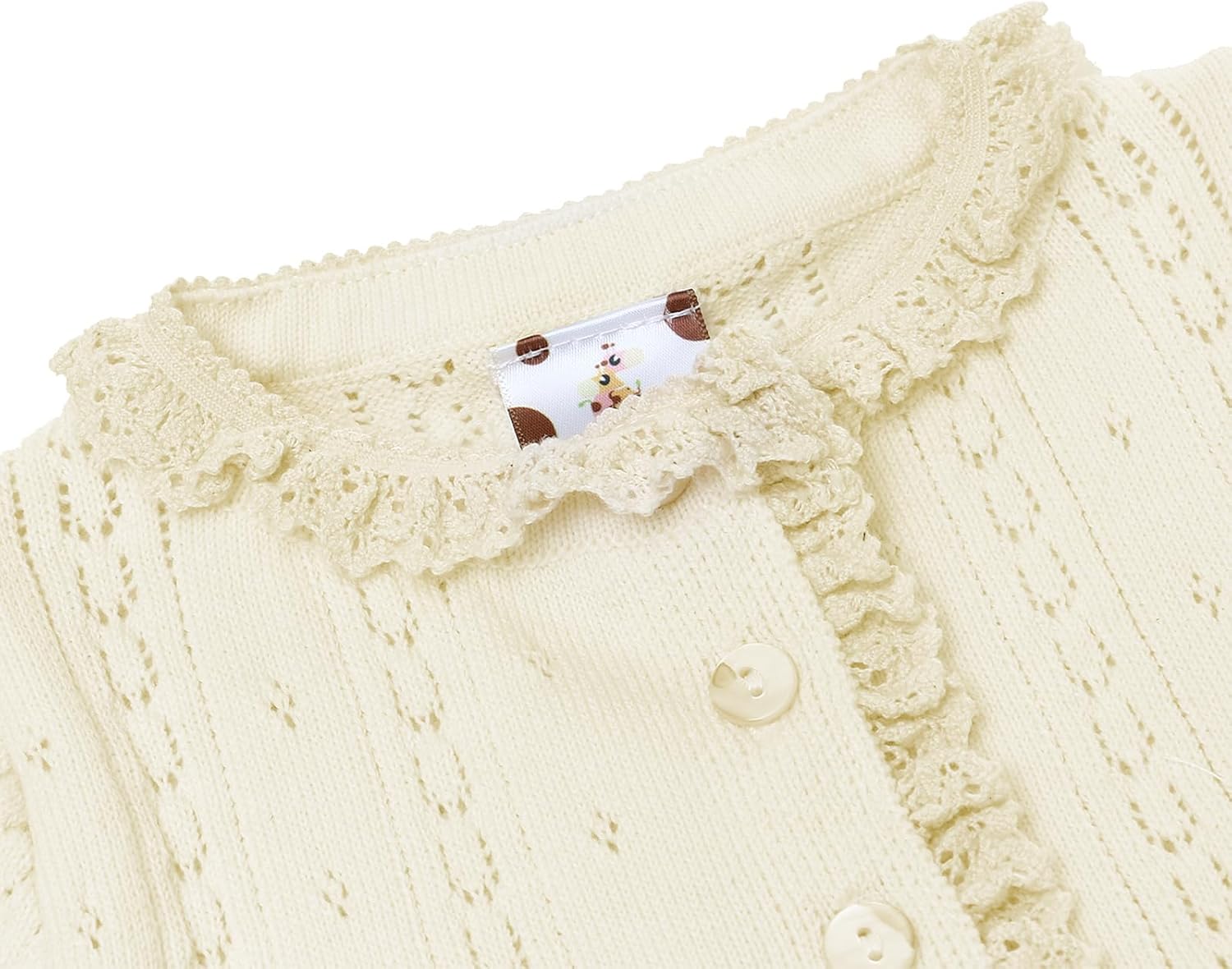 Thumbnail 2 de Famuka baby cardigan jacket with button fastening in soft knitted acrylic