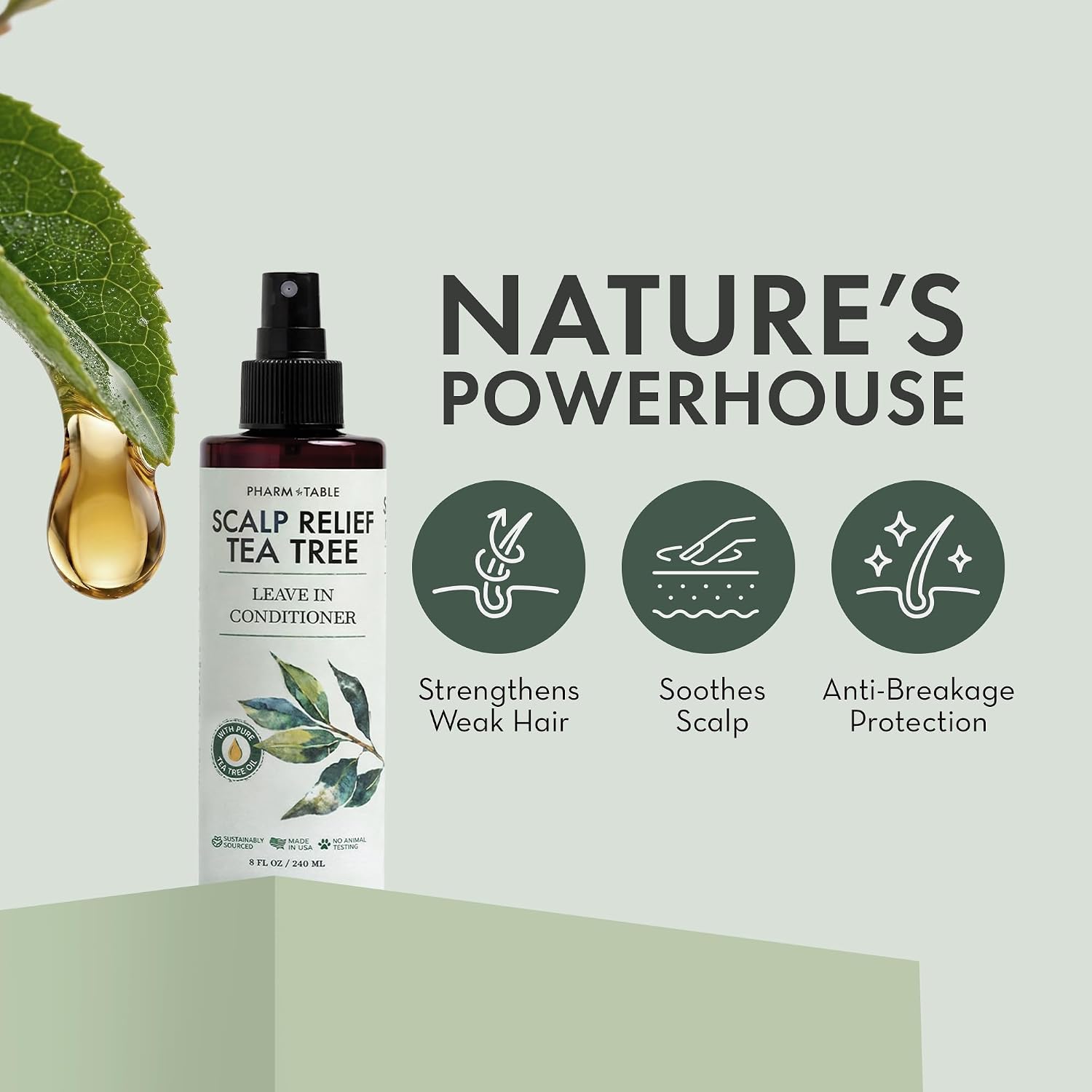 Thumbnail 2 de Pharm to Table Tea Tree Oil Leave-In Conditioner Spray, 8 fl oz