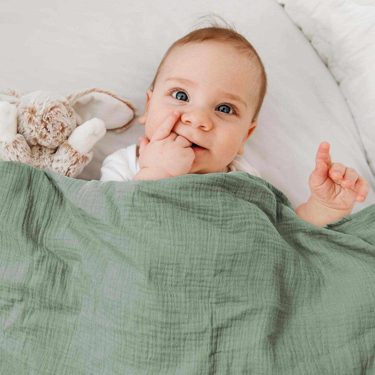 Thumbnail 3 de GLLQUEN BABY Baby Blankets 95x100cm 2 Pack