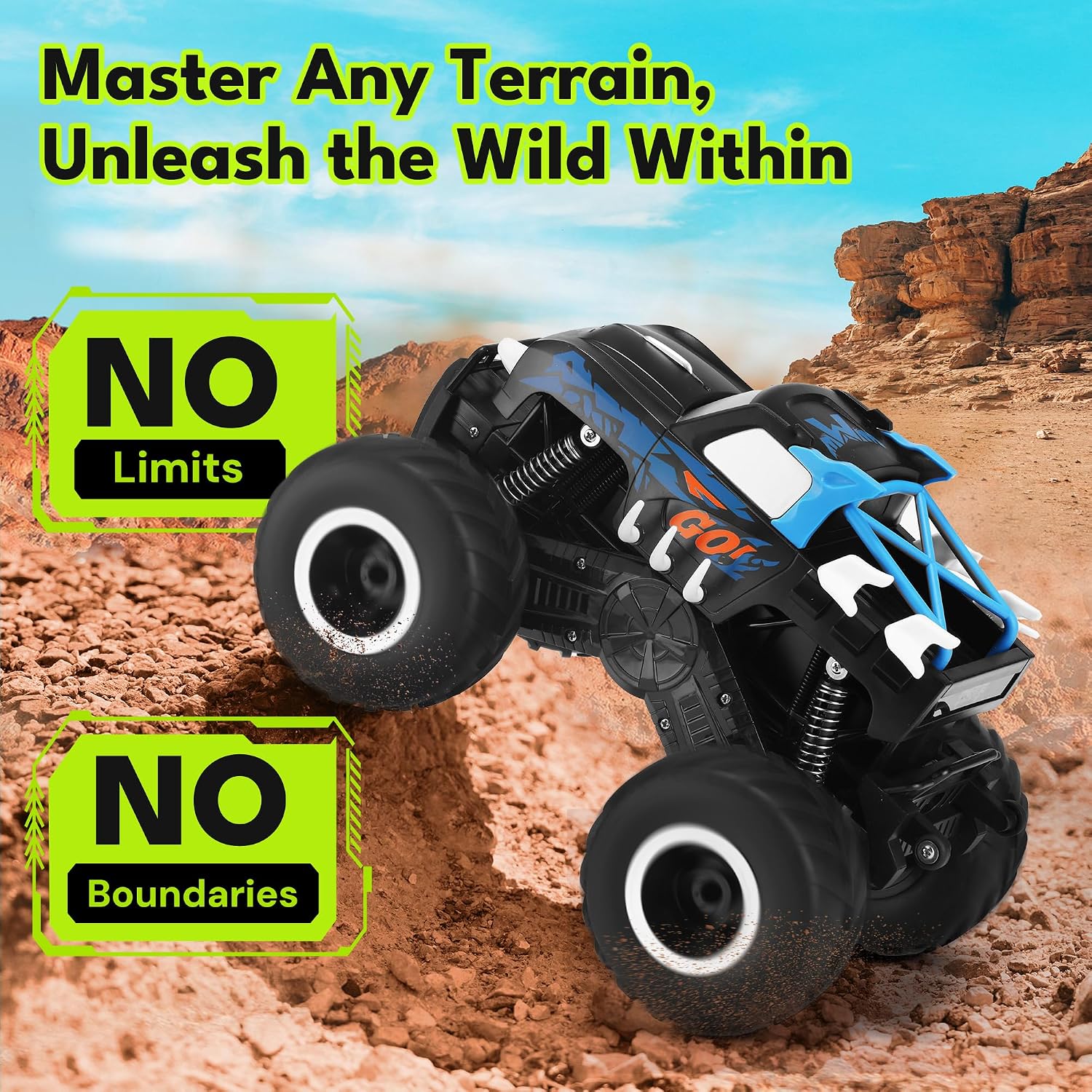 Thumbnail 3 de Threeking 1:16 Waterproof Monster Truck RC Car
