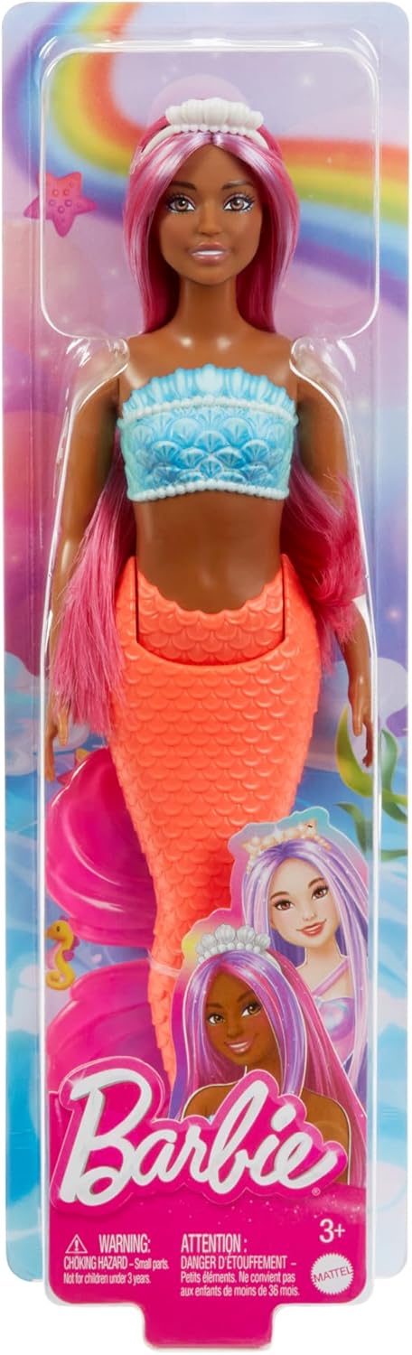Detalle 2 de Barbie Mermaid Doll HRR04 with fantasy hair