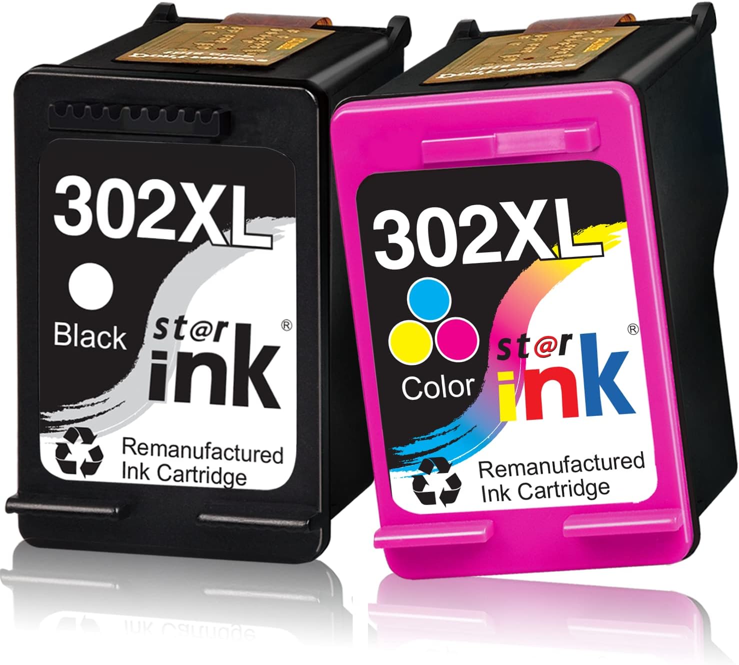 Thumbnail 1 de starink 302XL Remanufactured HP ink cartridge combo pack 🖨