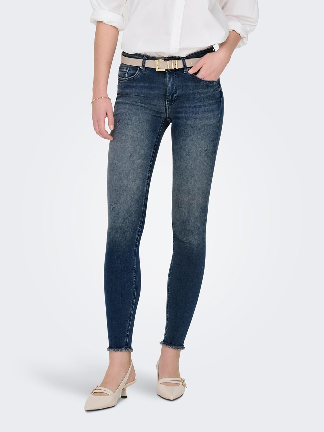 Thumbnail 1 de ONLY Skinny Jeans ONLBLUSH – Mittlere Taille, Knöchellang, Skinny Fit
