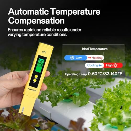 Detalle de VIVOSUN Digital pH Meter