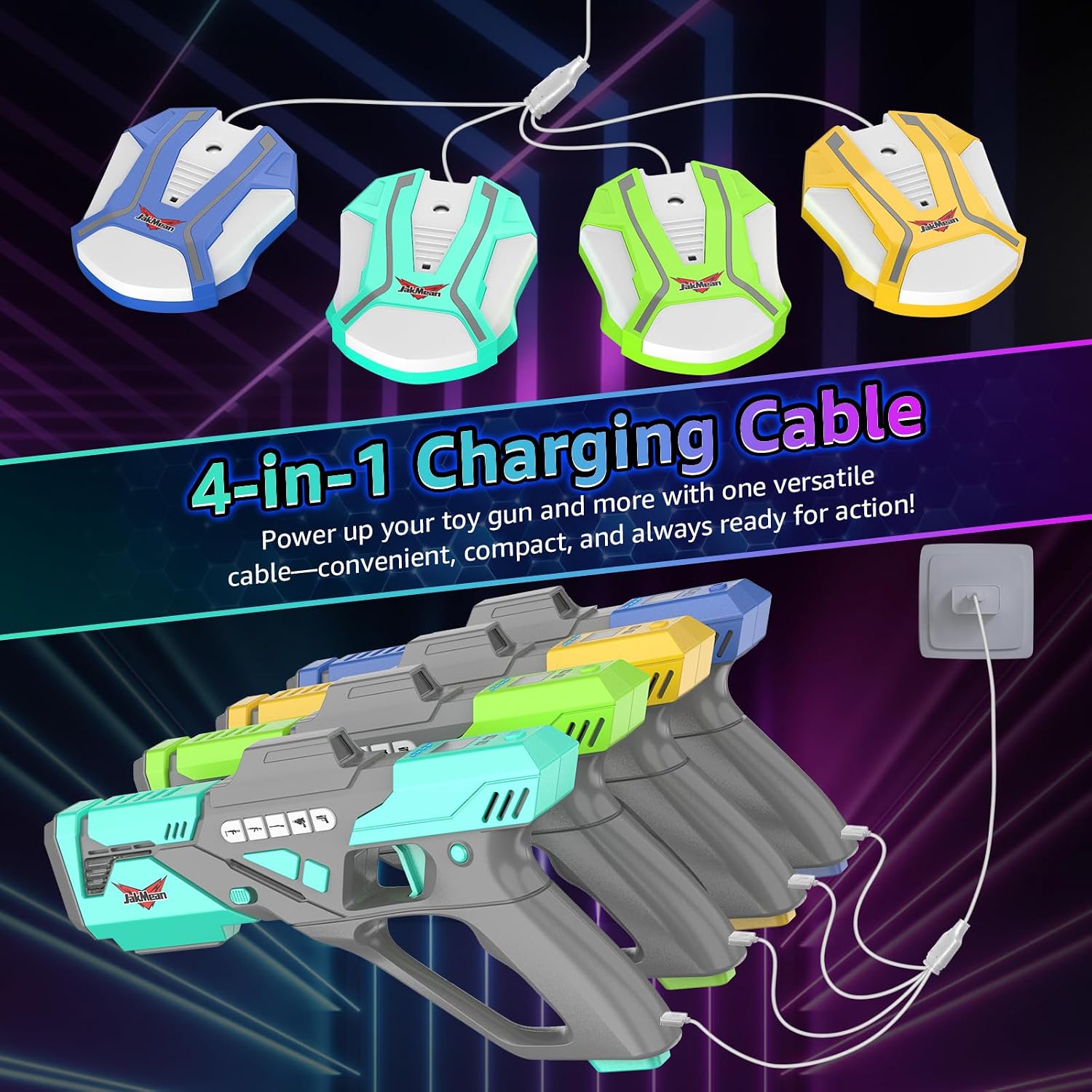 Thumbnail 3 de Rechargeable Laser Tag Set 4-Pack