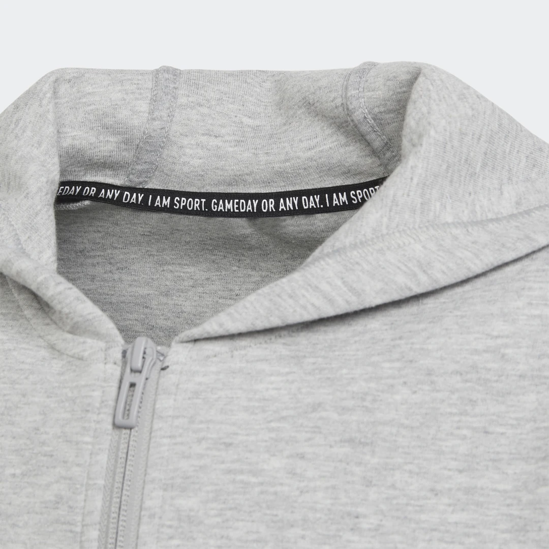 Detalle de Chaqueta con capucha Future Icons 3 bandas de Adidas