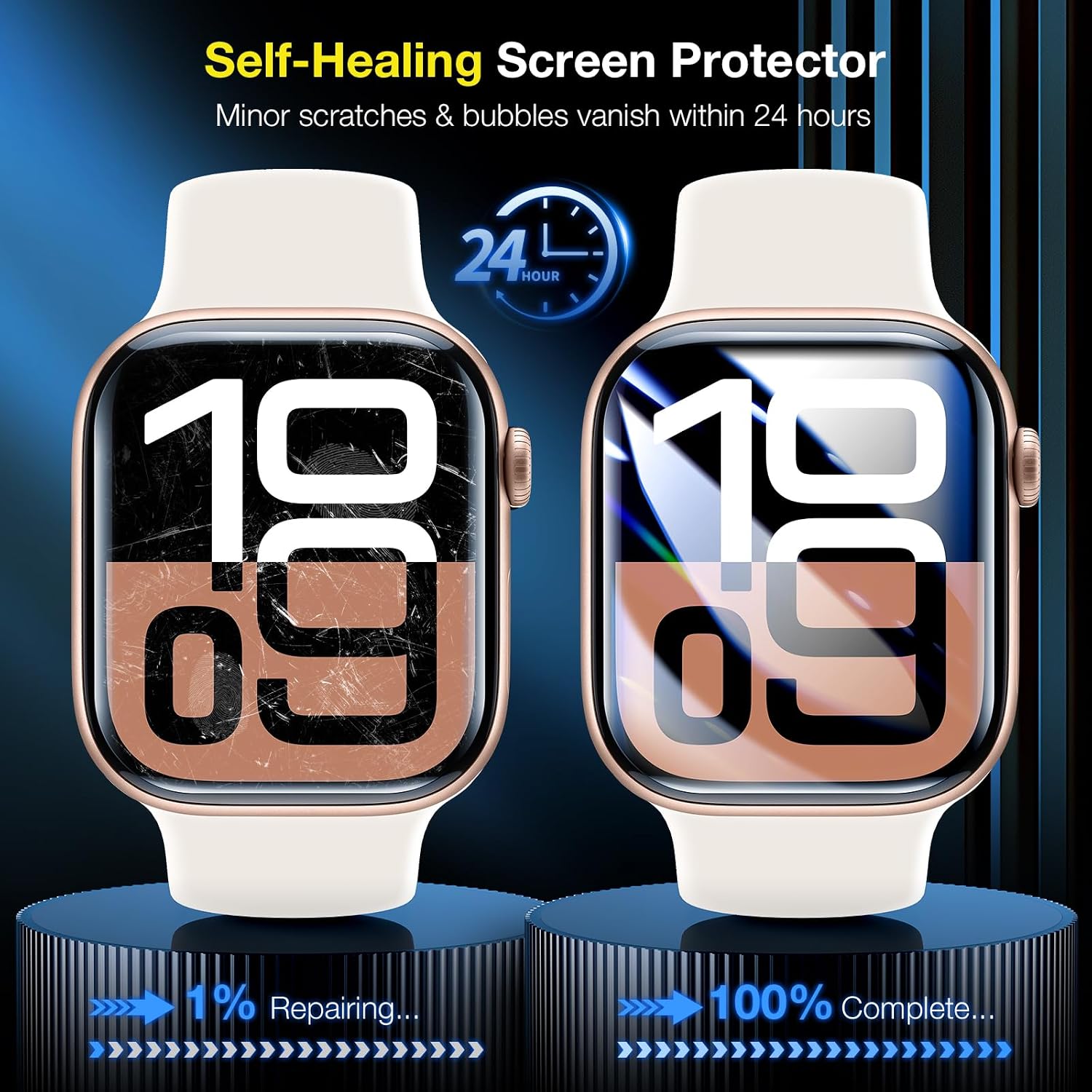Thumbnail 5 de LK 6-Pack 42mm TPU Screen Protectors for Apple Watch Series 12/11/10