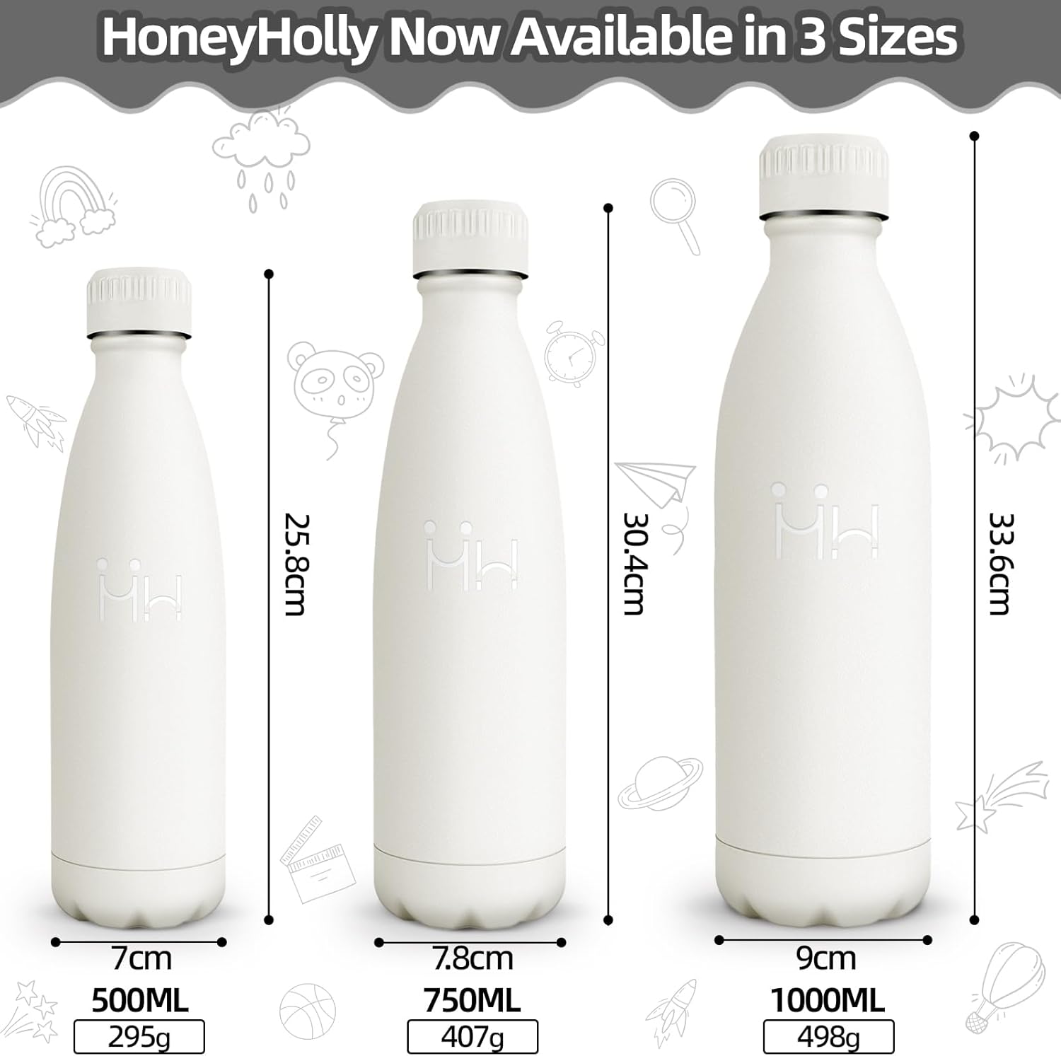 Thumbnail 4 de HoneyHolly Botella Térmica 500ML 🥤 Aislamiento Doble Sin Fugas
