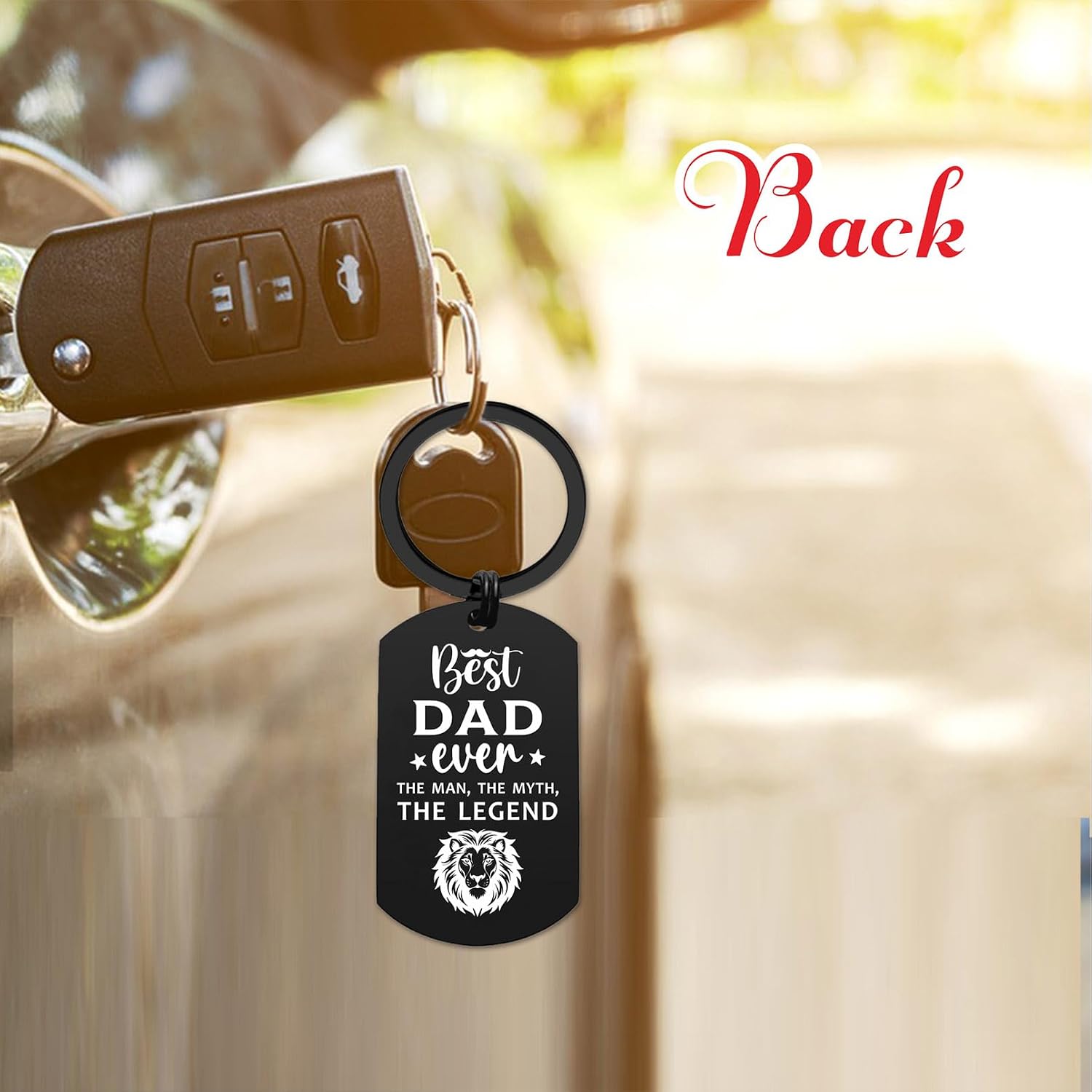 Thumbnail 3 de ENGZHI Dad 60th Birthday Keychain
